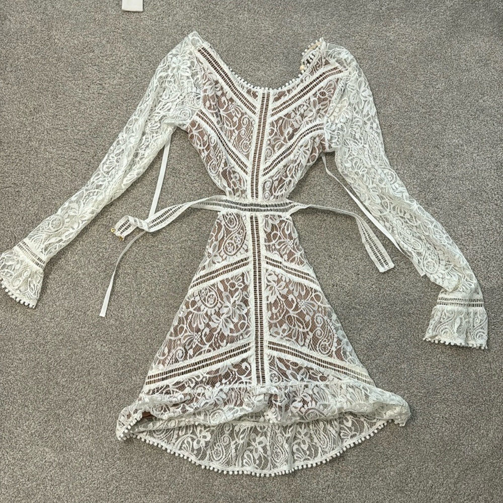 For Love and Lemons lace mini dress